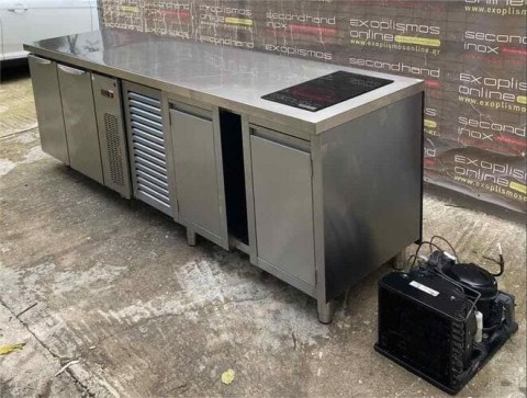 Νησίδα Ανοξείδωτη 255x70x90Cm Μεταχειρισμένη